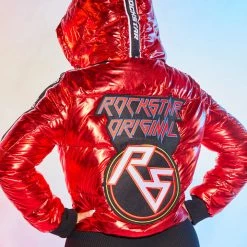 WOMENS OUTERWEAR COLBY PUFFER JACKET-RED Best Seller