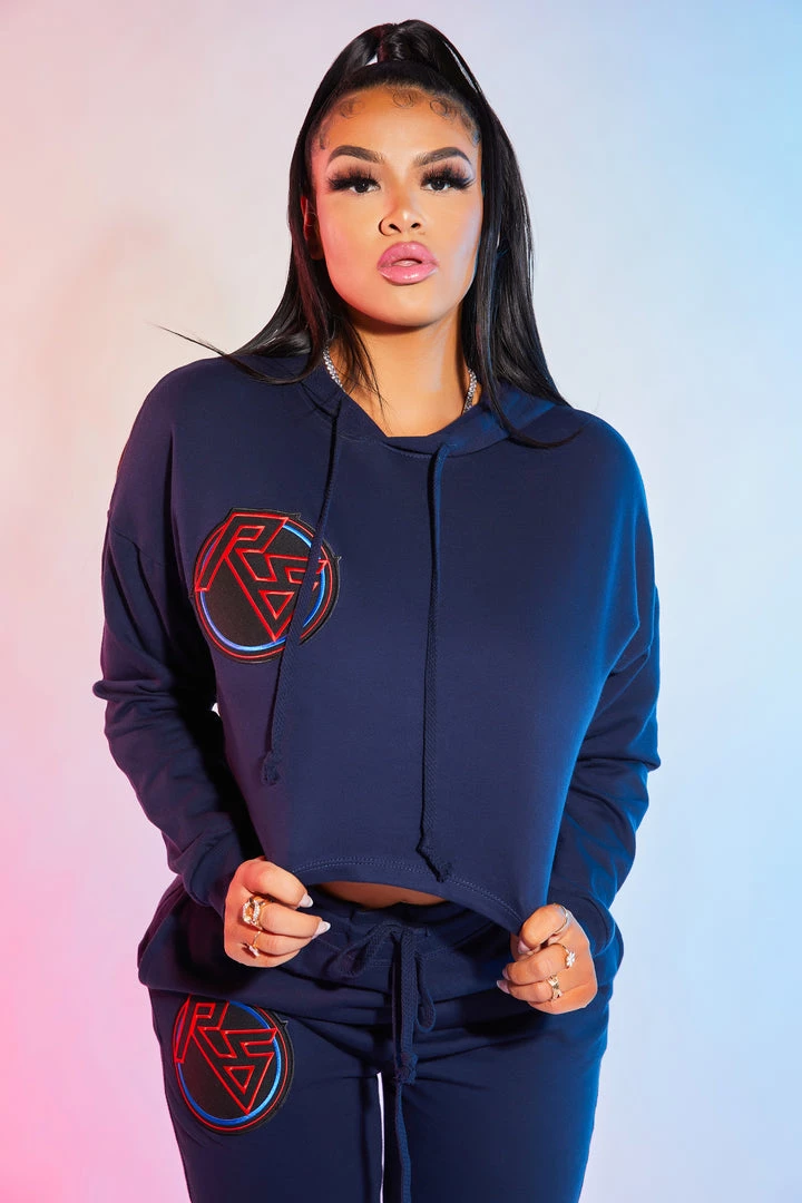 WOMENS TRACK SETS TANA TRACKSET-NAVY 3 WOMENS TRACK SETS TANA TRACKSET-NAVY