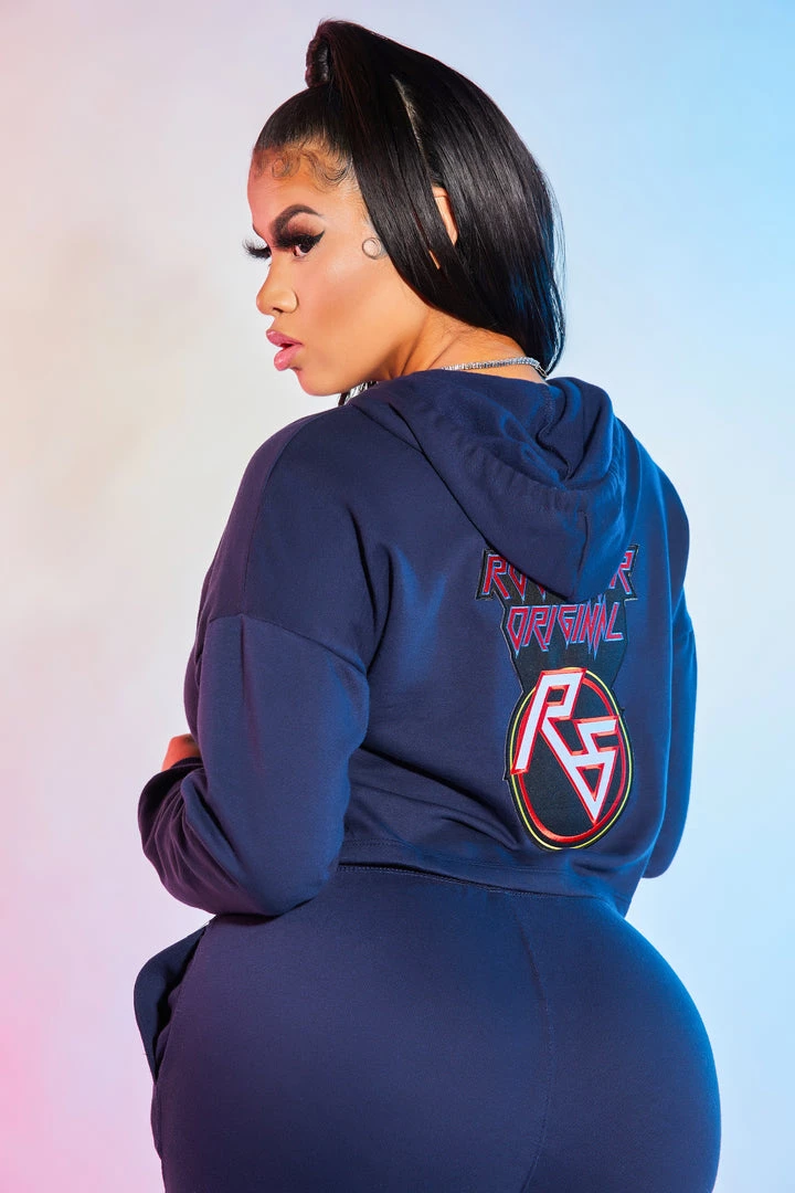 WOMENS TRACK SETS TANA TRACKSET-NAVY 5 WOMENS TRACK SETS TANA TRACKSET-NAVY