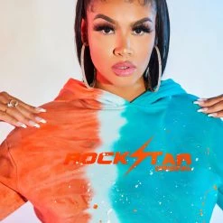 WOMENS HOODIES & SWEATSHIRTS AMINA TIE DYE HOODIE-BLUE/MULTI 8 WOMENS HOODIES & SWEATSHIRTS AMINA TIE DYE HOODIE-BLUE/MULTI