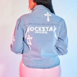 WOMENS JACKETS CHANTRIA DENIM JACKET-LIGHT WASH Best Seller 7 WOMENS JACKETS CHANTRIA DENIM JACKET-LIGHT WASH Best Seller