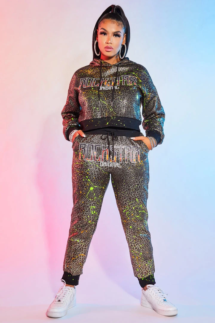 WOMENS TRACK SETS ANNIKA TRACKSET-LEOPARD 3 WOMENS TRACK SETS ANNIKA TRACKSET-LEOPARD