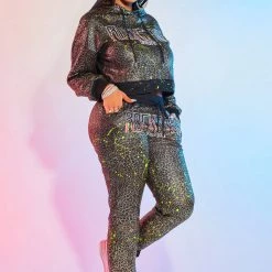 WOMENS TRACK SETS ANNIKA TRACKSET-LEOPARD 8 WOMENS TRACK SETS ANNIKA TRACKSET-LEOPARD