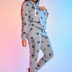 WOMENS TRACK SETS ZADIE TRACKSET-HEATHER GREY