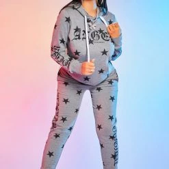 WOMENS TRACK SETS ZADIE TRACKSET-HEATHER GREY