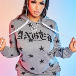 WOMENS TRACK SETS ZADIE TRACKSET-HEATHER GREY