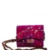 WOMENS ACCESSORIES Best Seller SKYE CHAIN BELT BAG-MAGENTA