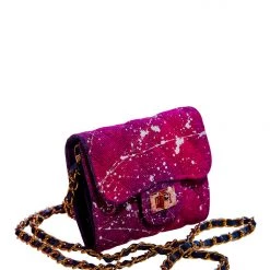 WOMENS ACCESSORIES Best Seller SKYE CHAIN BELT BAG-MAGENTA
