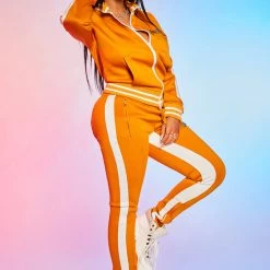 WOMENS TRACK SETS ZARA TRACKSET-ORANGE