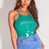 WOMENS TOPS Best Seller CYNTHIA RIBBED BODYSUIT-GREEN