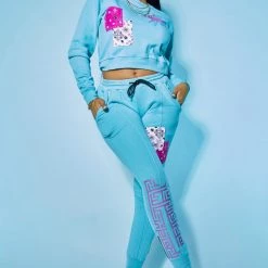 WOMENS TRACK SETS BREE TRACKSET-LIGHT BLUE 16 WOMENS TRACK SETS BREE TRACKSET-LIGHT BLUE