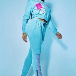 WOMENS TRACK SETS BREE TRACKSET-LIGHT BLUE 15 WOMENS TRACK SETS BREE TRACKSET-LIGHT BLUE