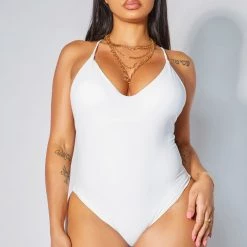 WOMENS SHAPEWEAR ISLA BATHING SUIT-WHITE 11 WOMENS SHAPEWEAR ISLA BATHING SUIT-WHITE