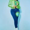 WOMENS JACKETS Best Seller COCO JACKET-NEON GREEN