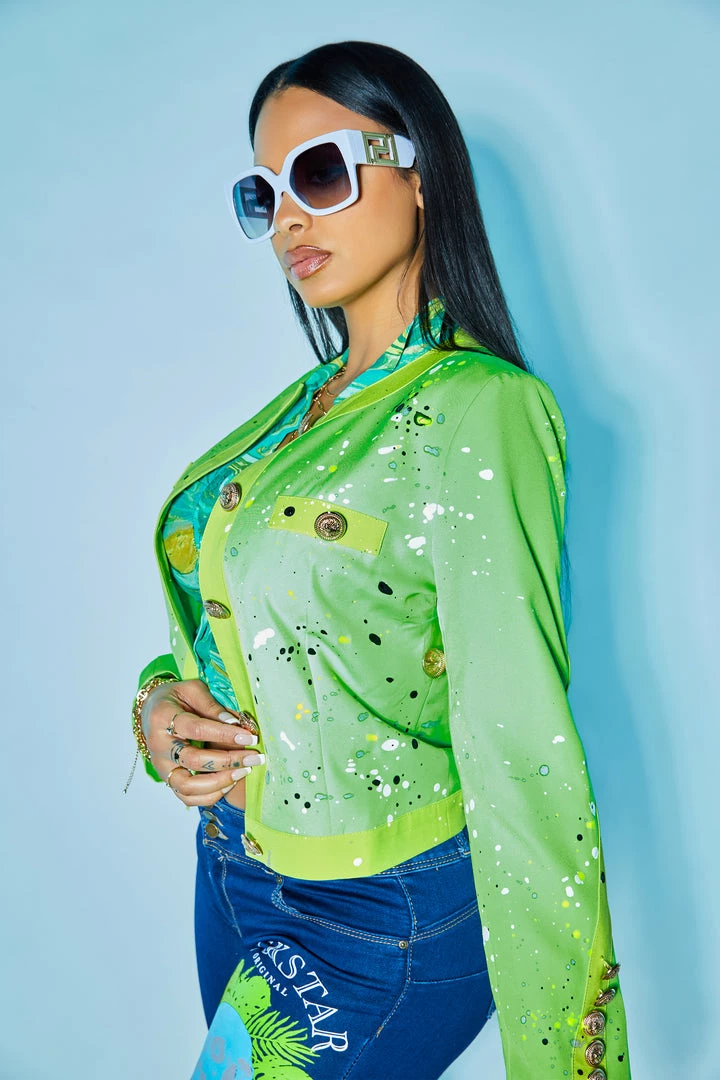 WOMENS JACKETS Best Seller COCO JACKET-NEON GREEN 5 WOMENS JACKETS Best Seller COCO JACKET-NEON GREEN