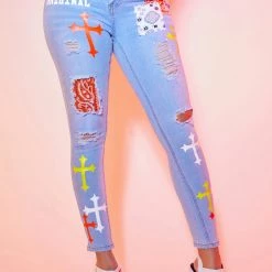 WOMENS JEANS GIADA SKINNY JEAN-LIGHT WASH