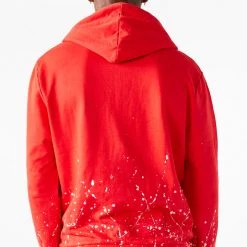 MENS HOODIES & SWEATSHIRTS Fidel Painter Hoodie (Red) Tops