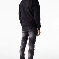 MENS HOODIES & SWEATSHIRTS Slick Crystal Hoodie (Black) Tops