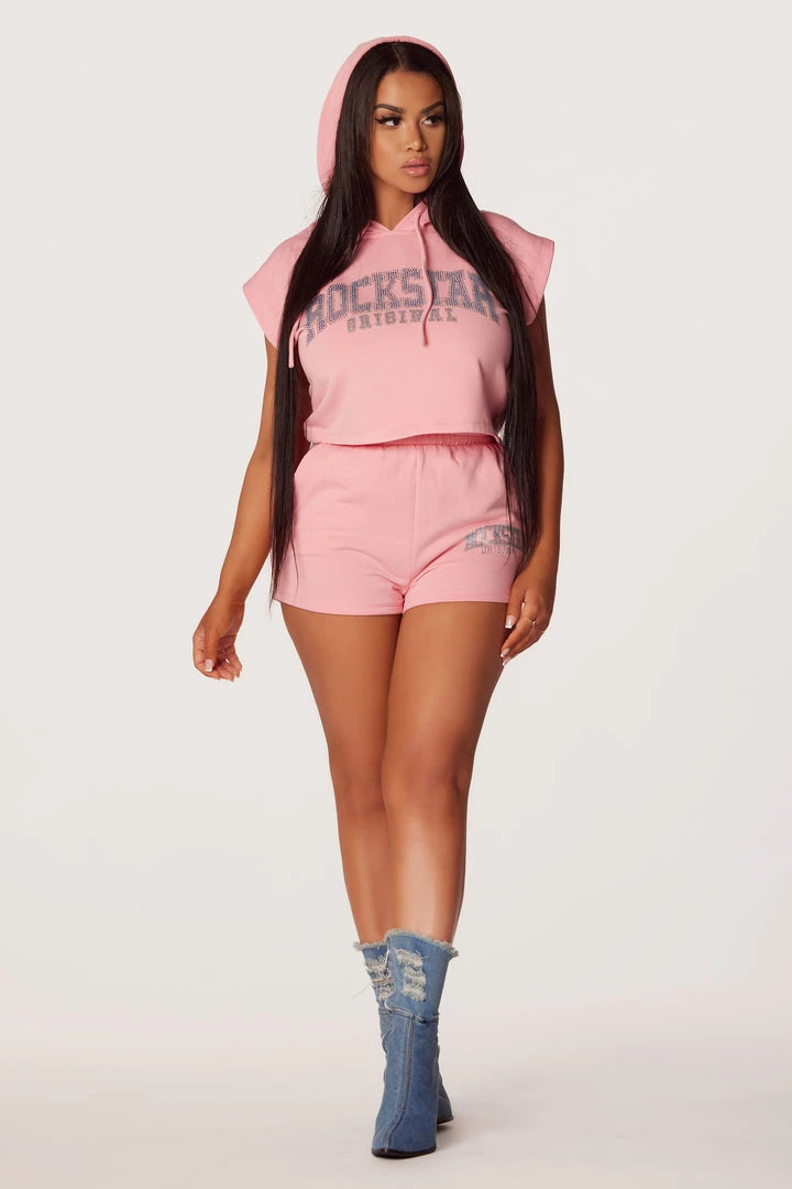 WOMENS SHORT SETS Charlee Pink Short Set 5 WOMENS SHORT SETS Charlee Pink Short Set