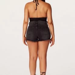 WOMENS SHORTS Ellery Black Denim Short Best Seller