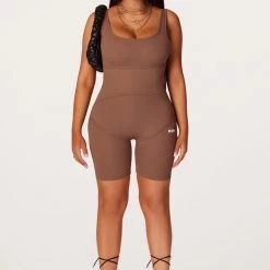 WOMENS ROMPERS & JUMPSUITS Tatum Taupe Romper