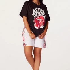 WOMENS SHORT SETS Sloane Black/White Short Set