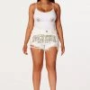 WOMENS SHORTS Ciara White Denim Short Best Seller