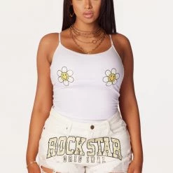 WOMENS SHORTS Ciara White Denim Short Best Seller