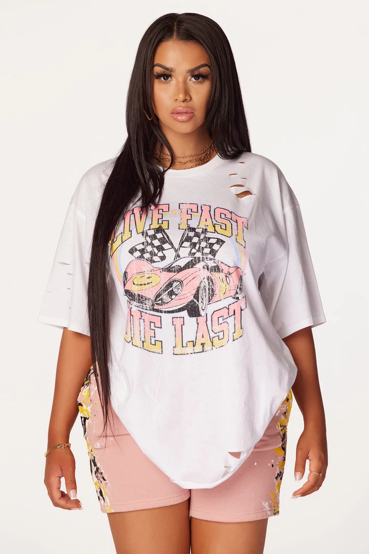 WOMENS SHORT SETS BLAKE SHORT SET-WHITE/PINK 6 WOMENS SHORT SETS BLAKE SHORT SET-WHITE/PINK