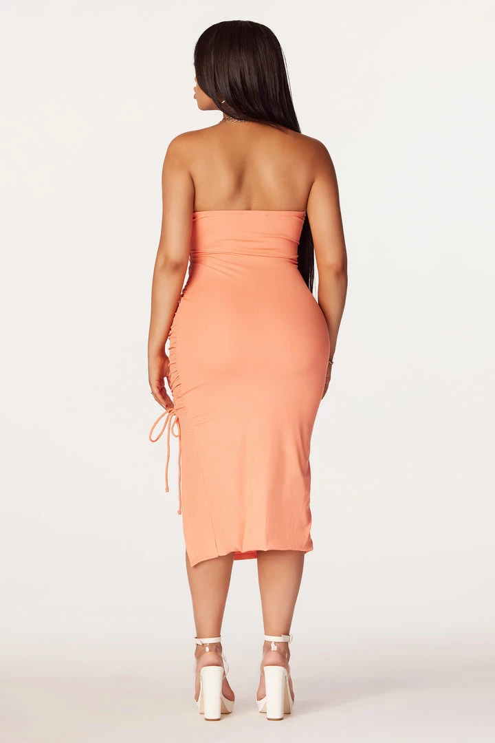WOMENS DRESSES Best Seller Tamara Orange Midi Dress 6 WOMENS DRESSES Best Seller Tamara Orange Midi Dress