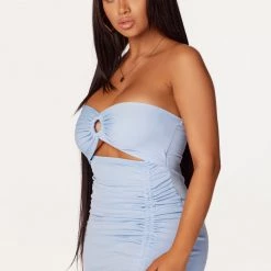 WOMENS DRESSES Best Seller Tamara Blue Midi Dress 9 WOMENS DRESSES Best Seller Tamara Blue Midi Dress