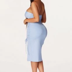 WOMENS DRESSES Best Seller Tamara Blue Midi Dress 11 WOMENS DRESSES Best Seller Tamara Blue Midi Dress