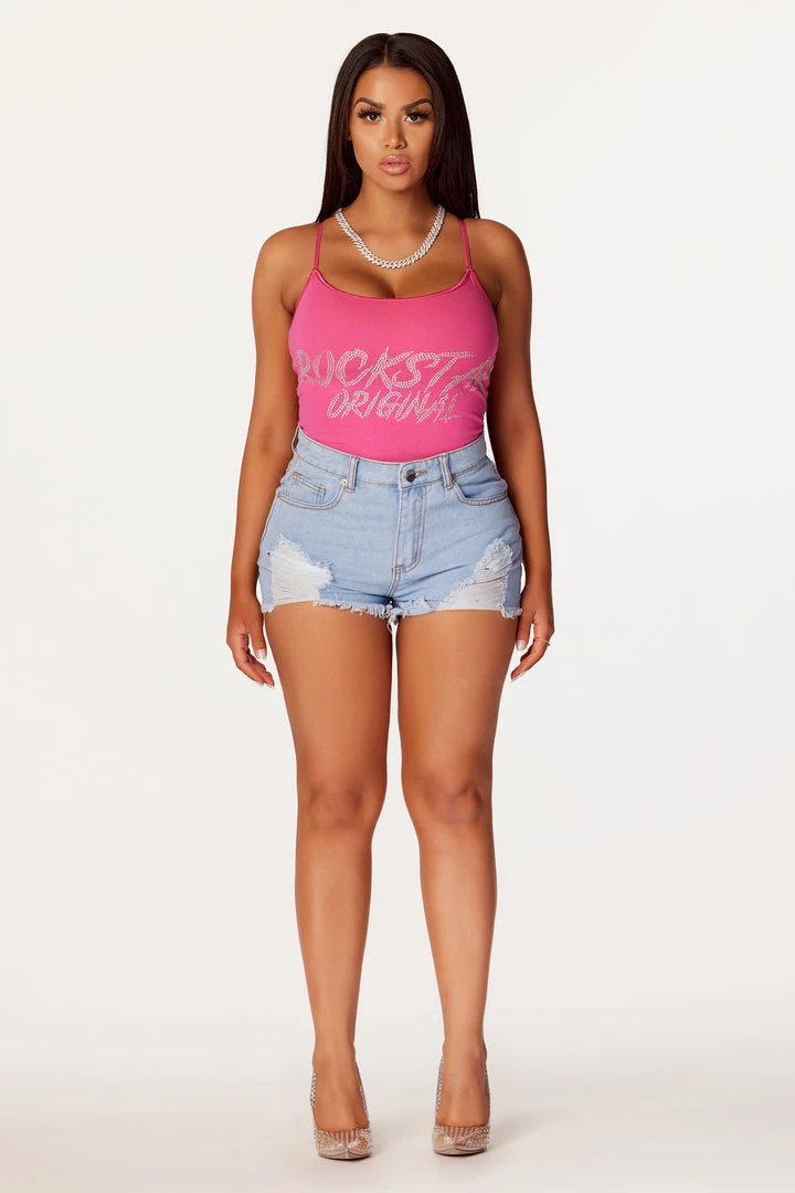 WOMENS SHORTS Best Seller Amor Light Wash Denim Short 6 WOMENS SHORTS Best Seller Amor Light Wash Denim Short