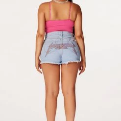 WOMENS SHORTS Best Seller Amor Light Wash Denim Short 15 WOMENS SHORTS Best Seller Amor Light Wash Denim Short