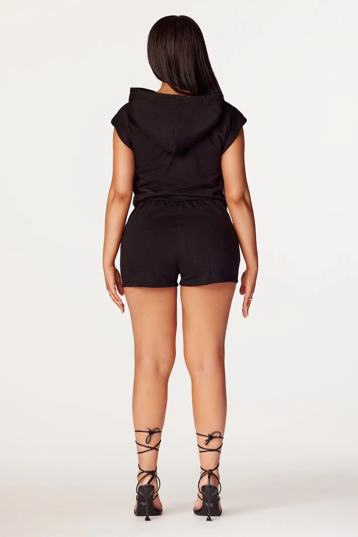 WOMENS SHORT SETS Teagan Black Short Set 5 WOMENS SHORT SETS Teagan Black Short Set