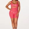 WOMENS ROMPERS & JUMPSUITS Babe Pink Romper
