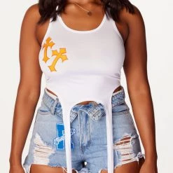 WOMENS SHORTS Sienna Light Wash Distressed Denim Short