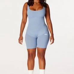 WOMENS ROMPERS & JUMPSUITS Best Seller Tatum Baby Blue Romper