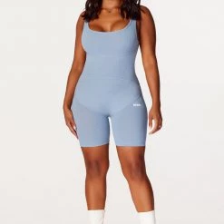 WOMENS ROMPERS & JUMPSUITS Best Seller Tatum Baby Blue Romper