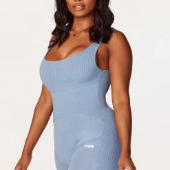 WOMENS ROMPERS & JUMPSUITS Best Seller Tatum Baby Blue Romper