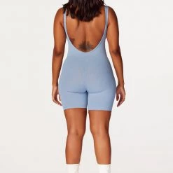 WOMENS ROMPERS & JUMPSUITS Best Seller Tatum Baby Blue Romper