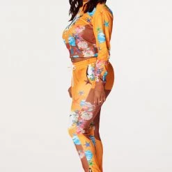 WOMENS TRACK SETS VIOLA TRACKSET-ORANGE/MULTI 10 WOMENS TRACK SETS VIOLA TRACKSET-ORANGE/MULTI