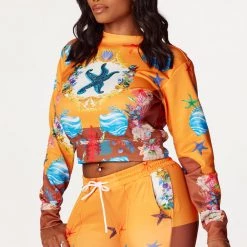 WOMENS TRACK SETS VIOLA TRACKSET-ORANGE/MULTI 11 WOMENS TRACK SETS VIOLA TRACKSET-ORANGE/MULTI