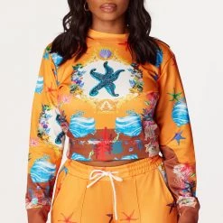 WOMENS TRACK SETS VIOLA TRACKSET-ORANGE/MULTI 12 WOMENS TRACK SETS VIOLA TRACKSET-ORANGE/MULTI