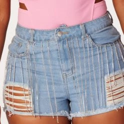 WOMENS SHORTS Dalilah Light Wash Denim Short