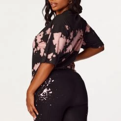 WOMENS ACTIVE SHORT SETS Emmie Black Bike Short Set 11 WOMENS ACTIVE SHORT SETS Emmie Black Bike Short Set