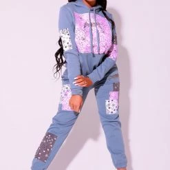 WOMENS TRACK SETS AVA TRACKSET-LIGHT BLUE