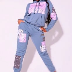 WOMENS TRACK SETS AVA TRACKSET-LIGHT BLUE