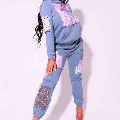 WOMENS TRACK SETS AVA TRACKSET-LIGHT BLUE