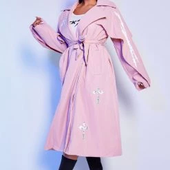 WOMENS JACKETS Best Seller SADIE TRENCH COAT-PINK